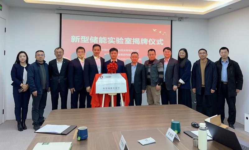 裝備集團(tuán)與中材海外、合肥工業(yè)大學(xué)共建新型儲(chǔ)能實(shí)驗(yàn)室在滬揭牌